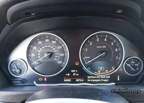 2015 BMW 328I z USA, uszkodzony, nr VIN WBA3A5C51FP604894